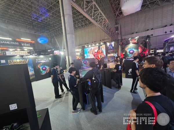 TGS 2025 파라독스 부스 /게임와이 촬영