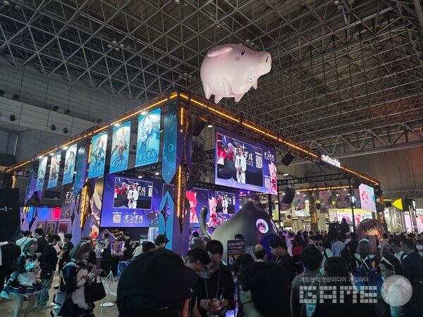 7개의 대죄 오리진 넷마블 부스 /게임와이 촬영