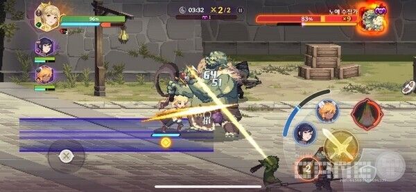 장판이 펼쳐졌다.&nbsp;가디스 오더 /게임와이 촬영