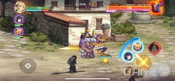 강력한 연계기를 사용할 타이밍.&nbsp;가디스 오더 /게임와이 촬영