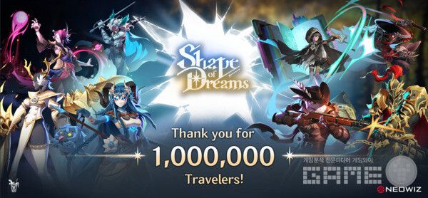 ‘셰이프 오브 드림즈’, 누적 판매량 100만 장 돌파 /네오위즈