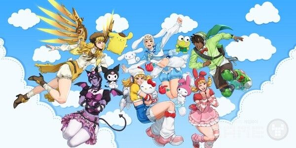 오버워치 x 헬로키티와 친구들 콜라보레이션 /블리자드