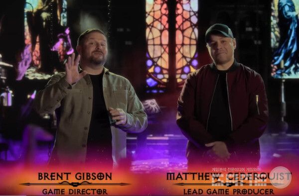 디아블로 총괄 디렉터 브렌트 깁슨과&nbsp;매튜 세더퀴스트 수석 프로듀서