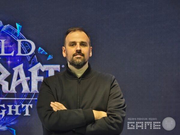 블리자드 '한밤' 인터뷰 현장 / 게임와이 촬영