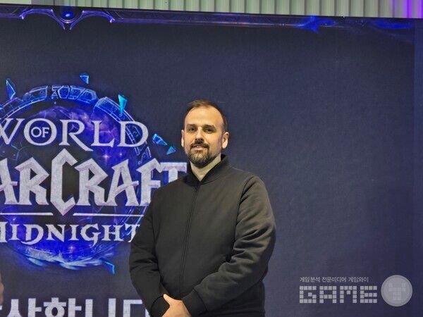 블리자드 '한밤' 인터뷰 현장 / 게임와이 촬영