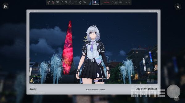 이거 정말 사진 찍기 어려웠다. 특정 스팟에 가야 미션이 클리어된다.&nbsp;이환(NTE) /게임와이 촬영