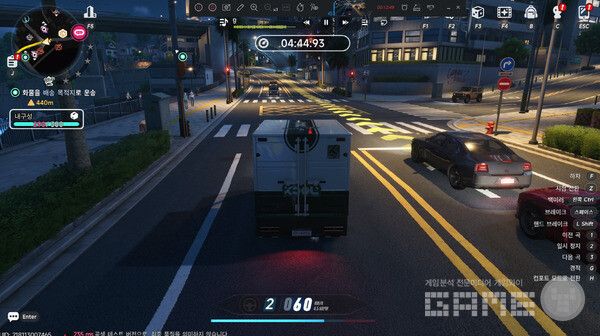 일반 차량과 탑차의 무게감이 다르다.&nbsp;운전 감각이 달라진다.&nbsp;이환(NTE) /게임와이 촬영