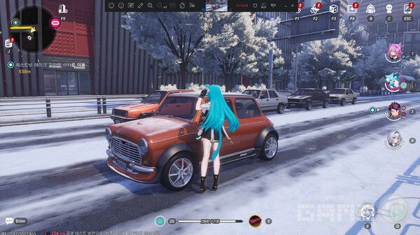 그냥 이렇게 좋게 얘기하면, 좋게 차를 빌려주는 시민들이 대부분이다. 탑차 등 택배 때문에 바쁜 차량은 예외다.&nbsp;이환(NTE) /게임와이 촬영