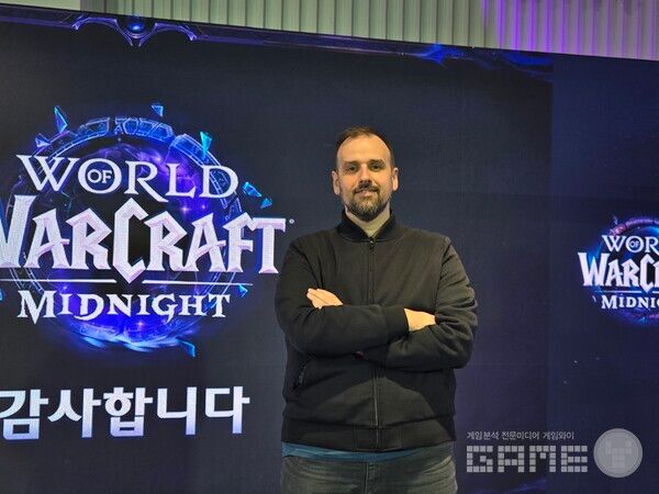 블리자드 '한밤' 인터뷰 현장 / 게임와이 촬영