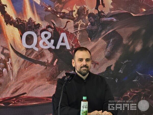 블리자드 '한밤' 인터뷰 현장 / 게임와이 촬영