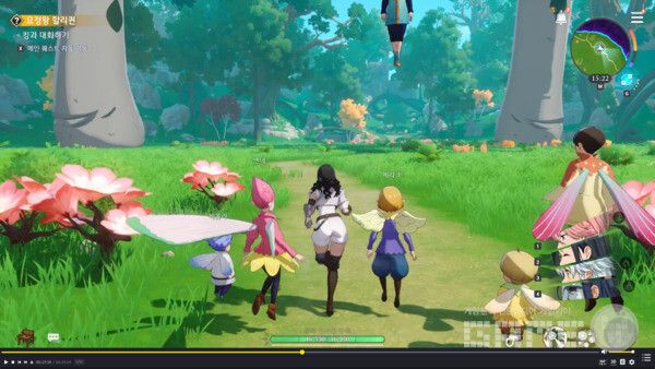 다리가 너무 거대해서 화면에 다 들어오지 않는다. 일곱개의 대죄 오리진 /게임와이 촬영