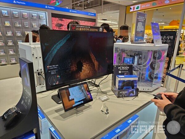 팝업스토어에서는 게임을 자유롭게 즐길 수 있다 / 게임와이 촬영&nbsp;