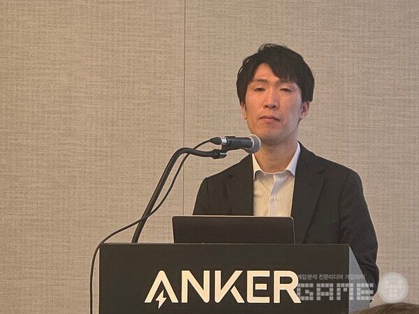 타케우치 히로아키 앤커 코리아 부회장이 경영 전략에 대해 소개했다.&nbsp;
