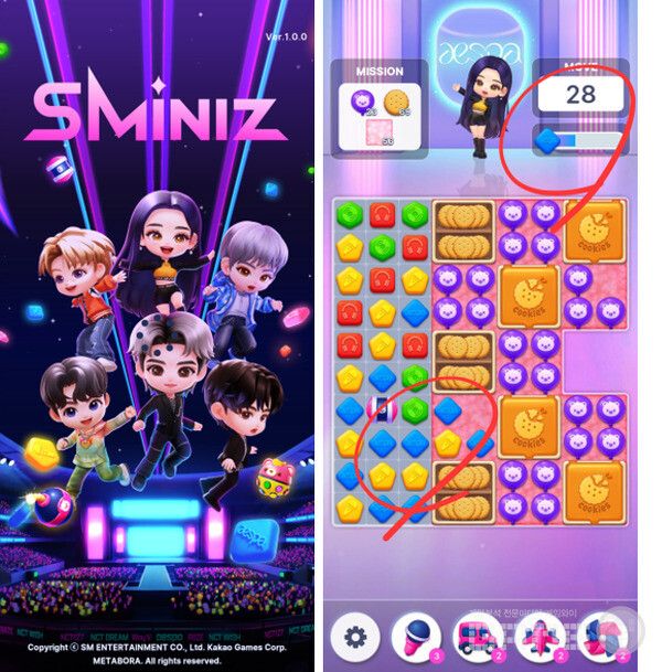 에스파 블록 게이지를 채우면 도움을 주는 시스템은 슴미니즈의 가장 큰 특징 중 하나다.&nbsp;&nbsp;슴미니즈 /게임와이 촬영