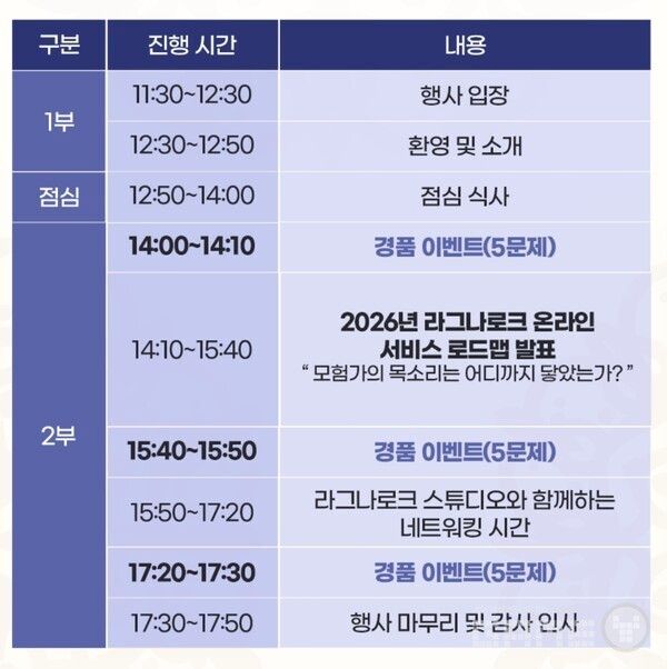 프론테라 광장 초청회 행사 내용