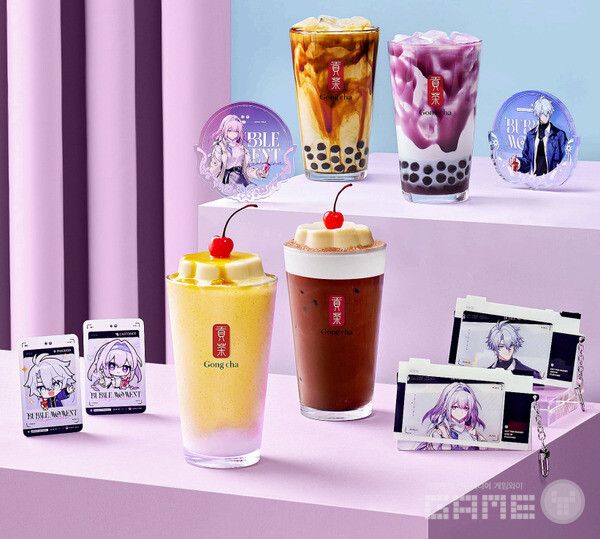 '붕괴: 스타레일'과 공차 코리아의 3주년 콜라보 '버블 모먼트(BUBBLE MOMENT)'가 22일 전국 공차 매장에서 일제히 개막한다. 