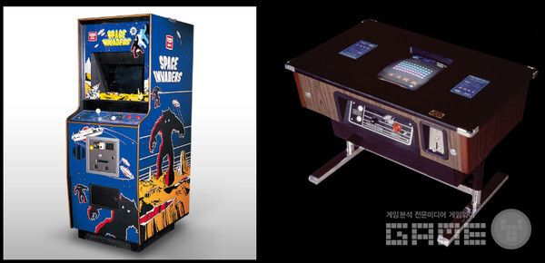 아케이드 게임에는 업라이트 인클로저와 테이블 인클로저의 두 종류가 있었다.&nbsp;