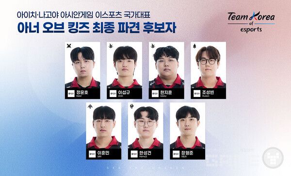 2026 아이치-나고야 이스포츠 국가대표 최종 파견 후보자_아너 오브 킹즈