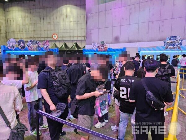미니게임 대기열도 정말 길다. 그나마 빠르게 빠지는 편 / 게임와이 촬영