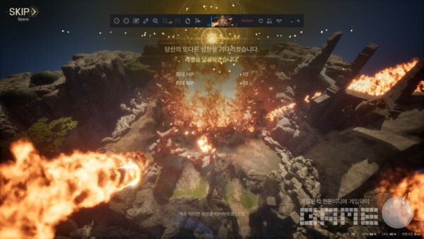 '전지적 MMORPG'라 부르는 신권 시스템이 게임 전체를 지배한다. 쏠: 인챈트 /게임와이 촬영 