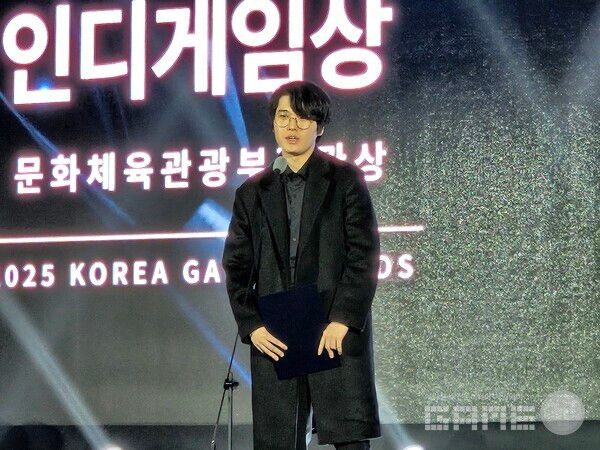 심은섭 대표는 더욱 재미있는 셰이프 오브 드림을 보여드리기 위해 노력하겠다 라고 말했다 / 게임와이 촬영