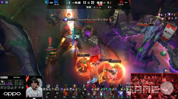 제우스 선수는 MSI의 주요 순간마다 최고의 모습을 보여주며 MVP에 선정됐다 / 출처 LCK 공식 유튜브