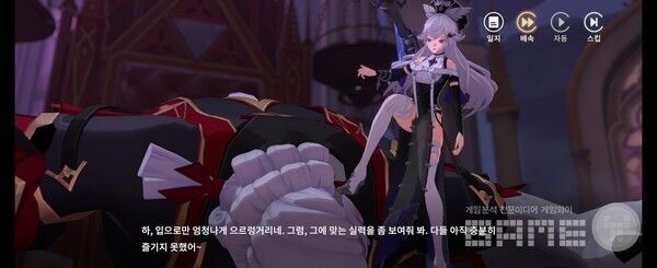 히간: 이루실 인게임 화면 / 게임와이 촬영