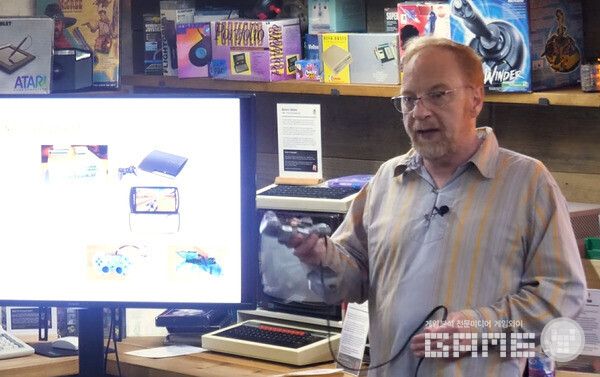 Watson pulled out the actual physical prototype during the talk.
