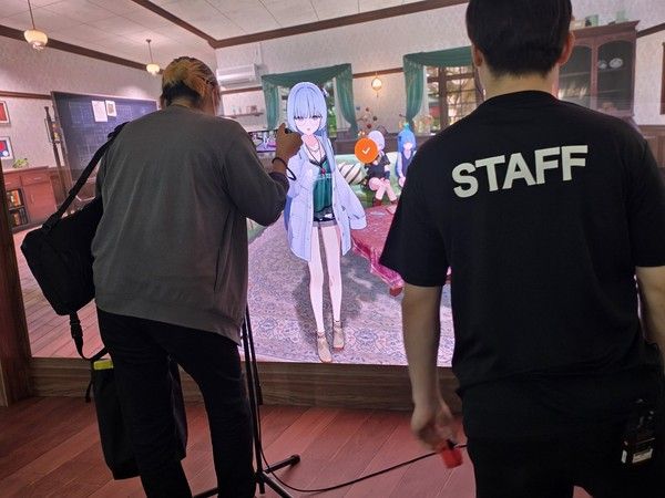 '파레이돌리아' 부스 내부 캐릭터 연출 /게임와이