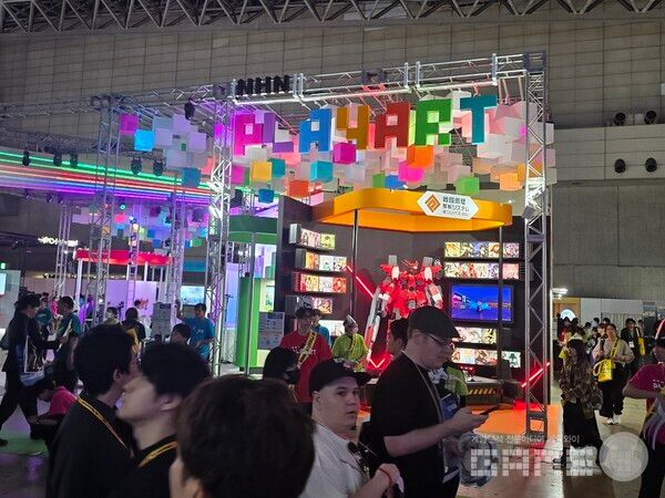 도코게임쇼 2026 NHN 재팬 플레이아트 부스 /게임와이 촬영
