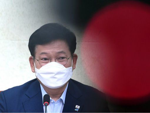 ▲ 송영길 더불어민주당 대표가 9일 서울 여의도 국회에서 열린 최고위원회의에서 발언하고 있다. (공동취재사진) 2021.07.09. 사진=뉴시스 제공.