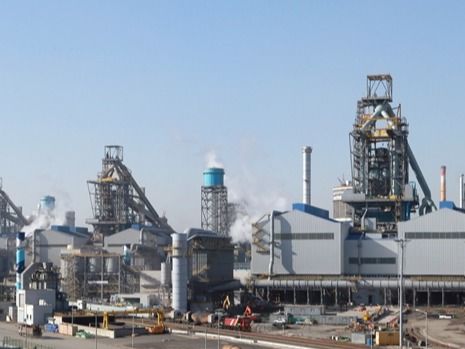 ▲ 현대제철 당진제철소의 1~3고로 모습. 사진=현대제철