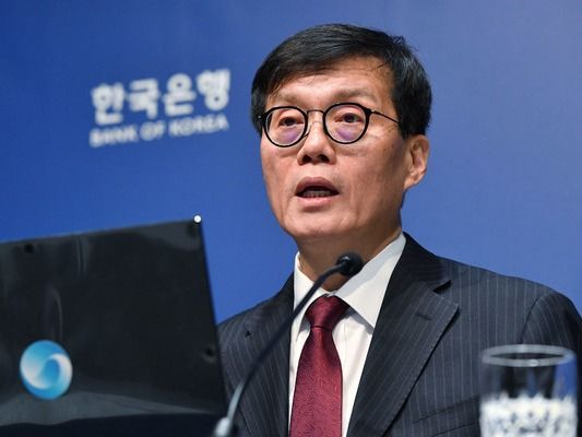 ▲ 이창용 한국은행 총재가 지난 28일 서울 중구 한국은행에서 열린 통화정책방향 기자간담회에서 발언하고 있다. 사진=뉴시스