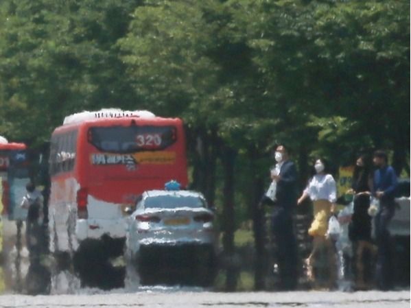 ▲ 폭염경보가 발령된 서울 도심의 모습. 사진=투데이코리아