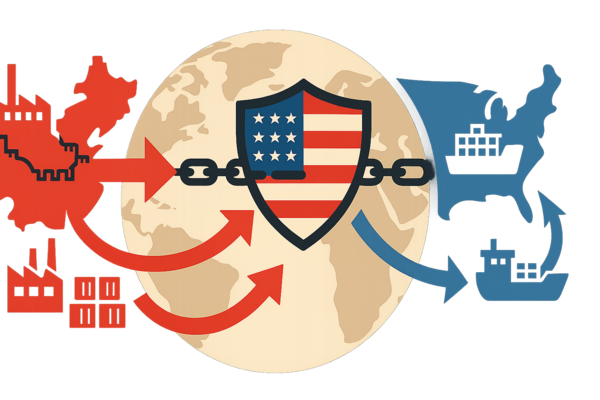 ▲ 1일(현지시간) 홍콩 사우스차이나모닝포스트(SCMP)에 따르면, &nbsp;미국의 ‘통상 블랙리스트’ 확대가 중국 기업의 해외 자회사까지 포괄할 가능성이 제기되면서, 중국 기업의 해외 진출 전략에 차질이 불가피하다는 관측이 나온다. 규제 우회 통로가 봉쇄될 경우 미·중 통상 긴장 재고조로 이어질 수 있다는 우려도 커지고 있다. 이미지=챗GPT