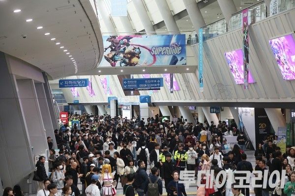 ▲ 지난해 부산 해운대구 벡스코에서 열린 국제게임전시회 '지스타 2024' 현장. 사진=투데이코리아