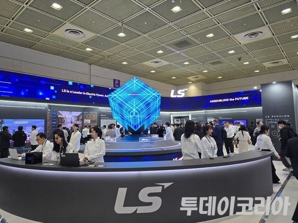 ▲ 5일 ‘인터배터리 2025’에 참가한 LS그룹의 부스 모습. 사진=투데이코리아