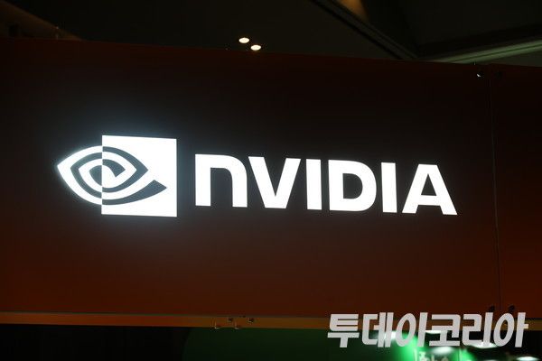 ▲ 지난 3일 개최된 'SK AI 서밋' 내 엔비디아 부스 전경. 사진=진민석 기자