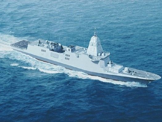 ▲ 한국형 차기 구축함(KDDX) 조감도 사진=HD현대중공업