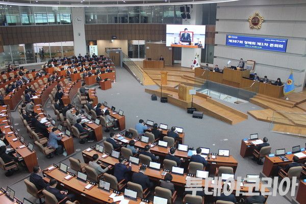 ▲ 4일 경기도의회에서 ‘제387회 정례회’가 진행되고 있다. 사진=이기봉 기자