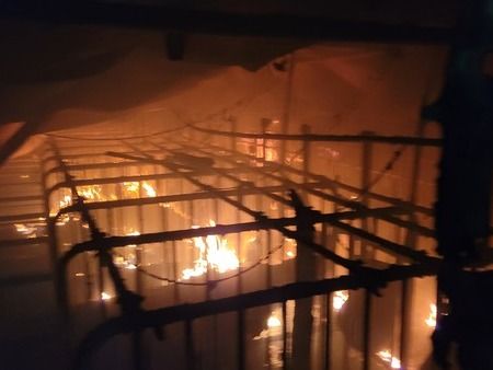 ▲ 합천군 가야면 돈사 화재 사진=경남소방본부