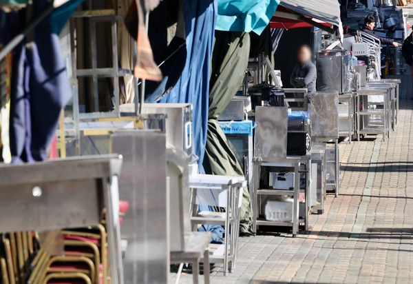 ▲ 지난 3일 오후 서울 중구 황학동주방거리가 한산한 모습을 보이고 있다. 사진=뉴시스