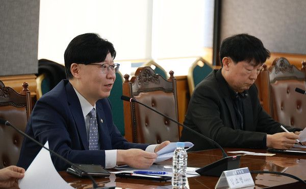 ▲ 김소영 금융위원회 부위원장이 10일 오전 서울 중구 은행회관에서 열린 금융시장 현안 점검·소통회의에서 발언하고 있다. 사진=금융위원회