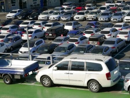 ▲ 서울 소재 한 중고차 매매 시장.