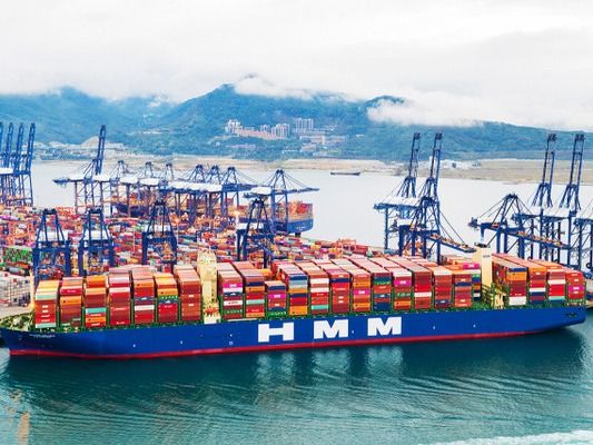 ▲ HMM의 컨테이너선. 사진=HMM