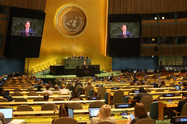▲ 유엔총회에서 북한의 인권 침해·위반 문제 해결을 위한 고위급회의가 20일(현지시간) 처음으로 열렸다. 사진=뉴시스