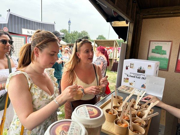 ▲ 영국 런던 K-푸드 페어 B2C 행사장 전경. 사진=한국농수산식품유통공사