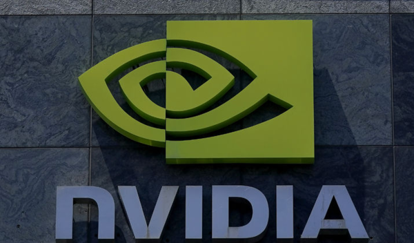 ▲ 엔비디아의 미국 캘리포니아주 산타클라라 소재 본사 앞 로고. 사진=뉴시스