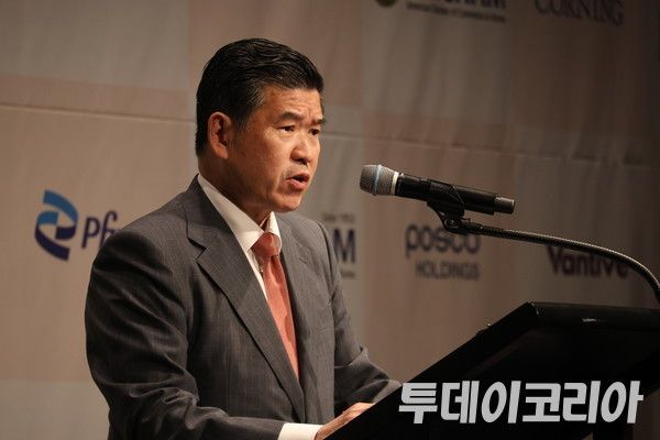 ▲ 제임스 김 주한미국상공회의소(암참) 회장 겸 대표이사. 사진=진민석 기자