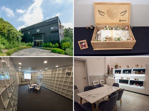 ▲ 반려동물 장례식장 ‘하늘강아지’의 내부 모습. 사진=보람그룹